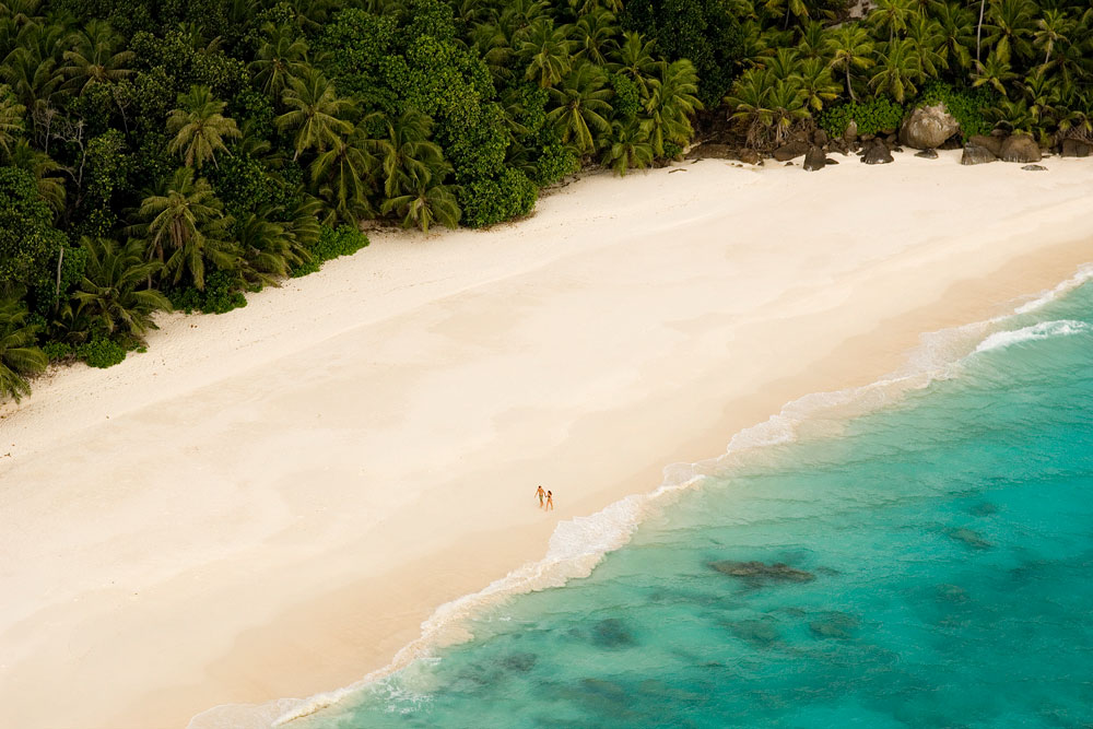Beach at North Island, Seychelles / Courtesy of North Island luxury Indian Ocean beach resort
