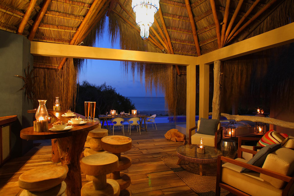 Bar at Azura Benguerra Island, Mozambique / Courtesy of Azura luxury Indian Ocean beach resort