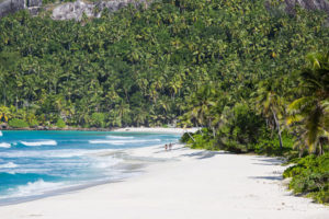 Beach at North Island, Seychelles / Courtesy of North Island luxury Indian Ocean beach resort
