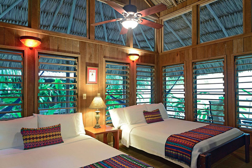 Bedroom at Chan Chich Lodge / Courtesy of Chan Chich Lodge Belize luxury jungle lodge