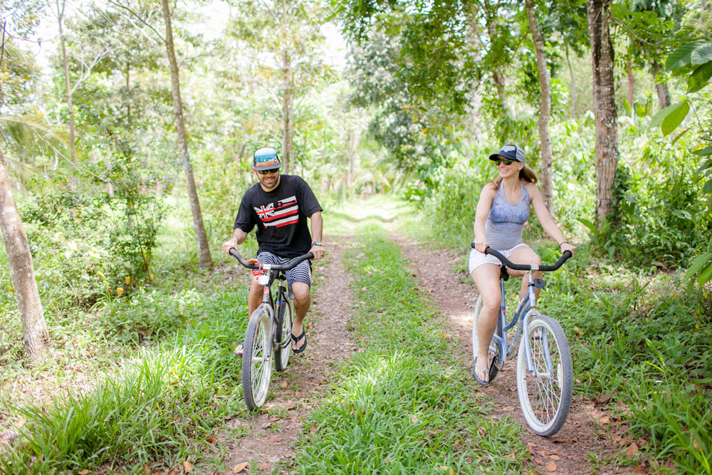 Biking at Copal Tree Lodge / Courtesy of Muy'Ono Resorts luxury Belize nature lodge