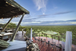 Dining area at Ongava Lodge / O. Evans / Courtesy of Ongava Game Reserve luxury Etosha Namibia Africa safari
