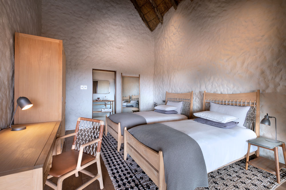 Family Room at Tswalu Kalahari, The Motse / Courtesy of Tswalu Kalahari luxury South Africa safari