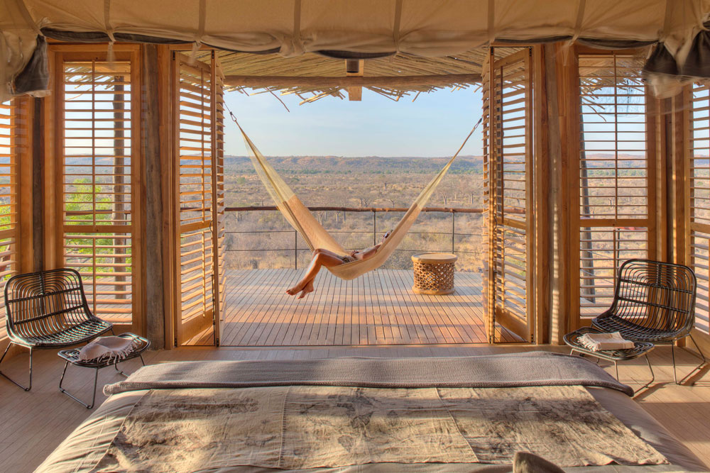 Bedroom at Jabali Ridge, Ruaha National Park / Courtesy of Asilia Africa