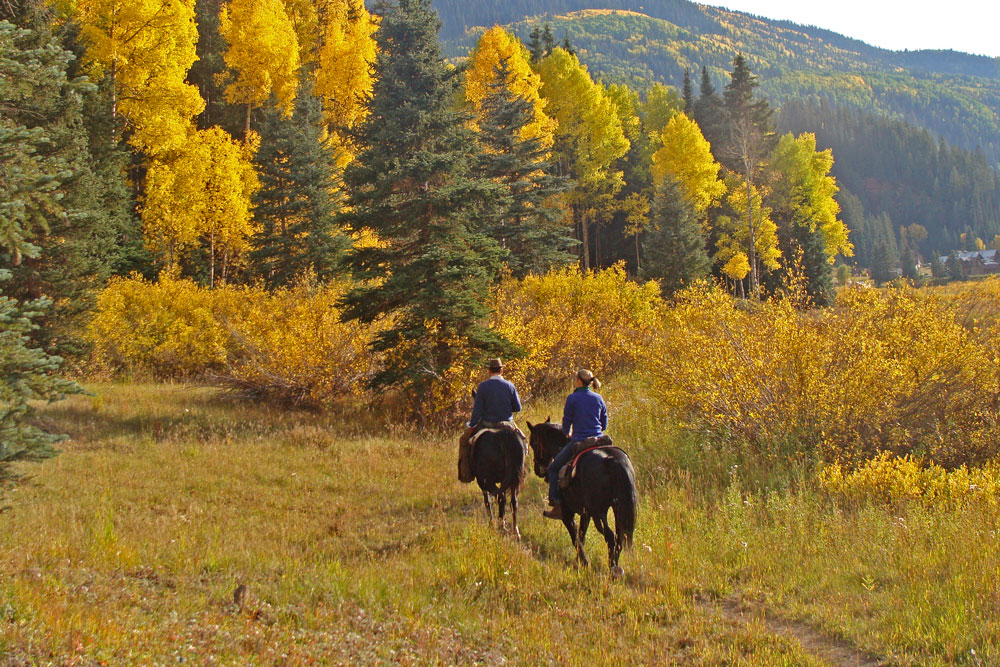 Horseback Riding / Courtesy of Dunton Hot Springs luxury nature lodge United States Colorado