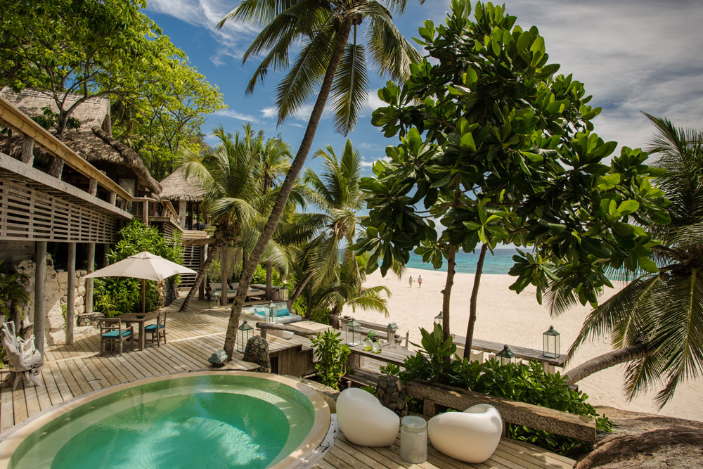 Private pool at North Island, Seychelles / Courtesy of North Island luxury Indian Ocean beach resort