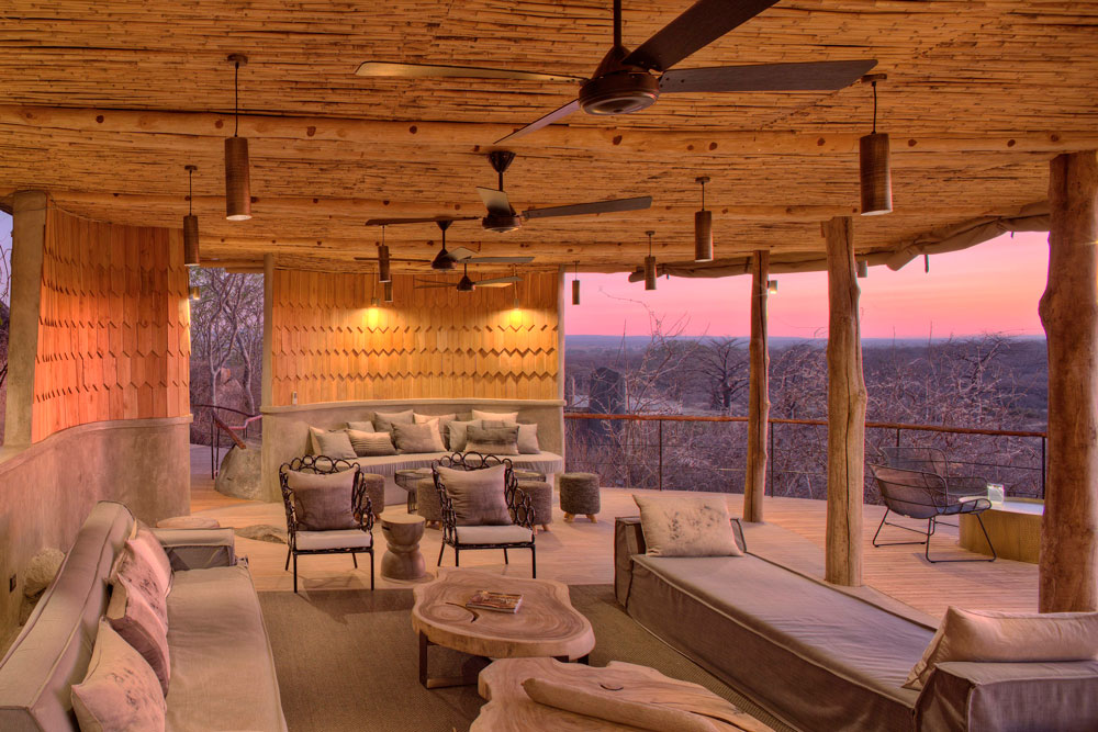 Lounge at Jabali Ridge, Ruaha National Park / Courtesy of Asilia Africa luxury African Tanzania safari