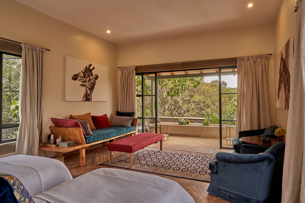 Bedroom at the Retreat at Giraffe Manor, luxury Kenya safari / Courtesy of The Safari Collection