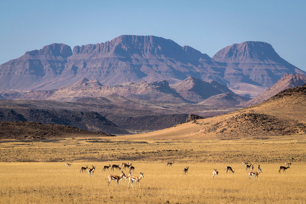 Landscape near Damaraland Camp, Namibia luxury safari / Dana Allen / Courtesy Wilderness Safaris