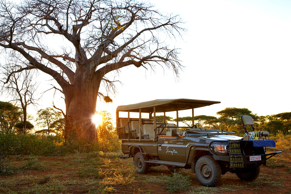 Game drives at Singita Pamushana Lodge, luxury Zimbabwe safari / Courtesy Singita