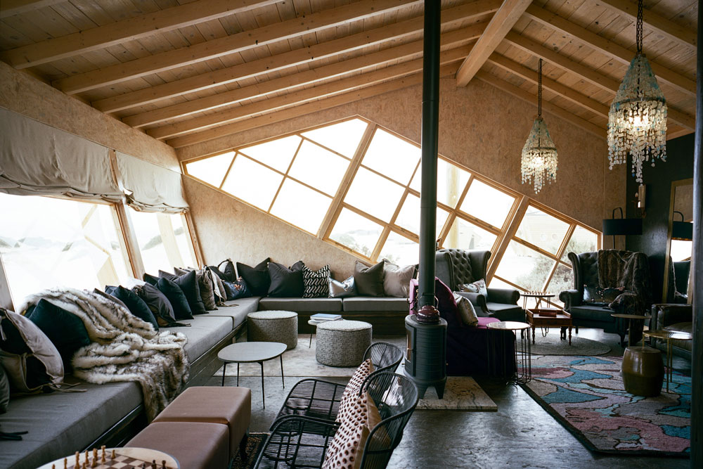 Lounge at Shipwreck Lodge, luxury Namibia safari / Courtesy Natural Selection Travel