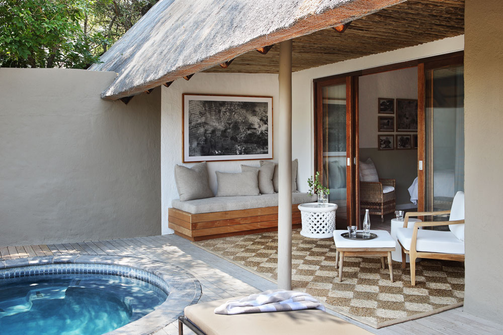 Suite at Londolozi Varty Camp, luxury South Africa safari / Courtesy of Londolozi