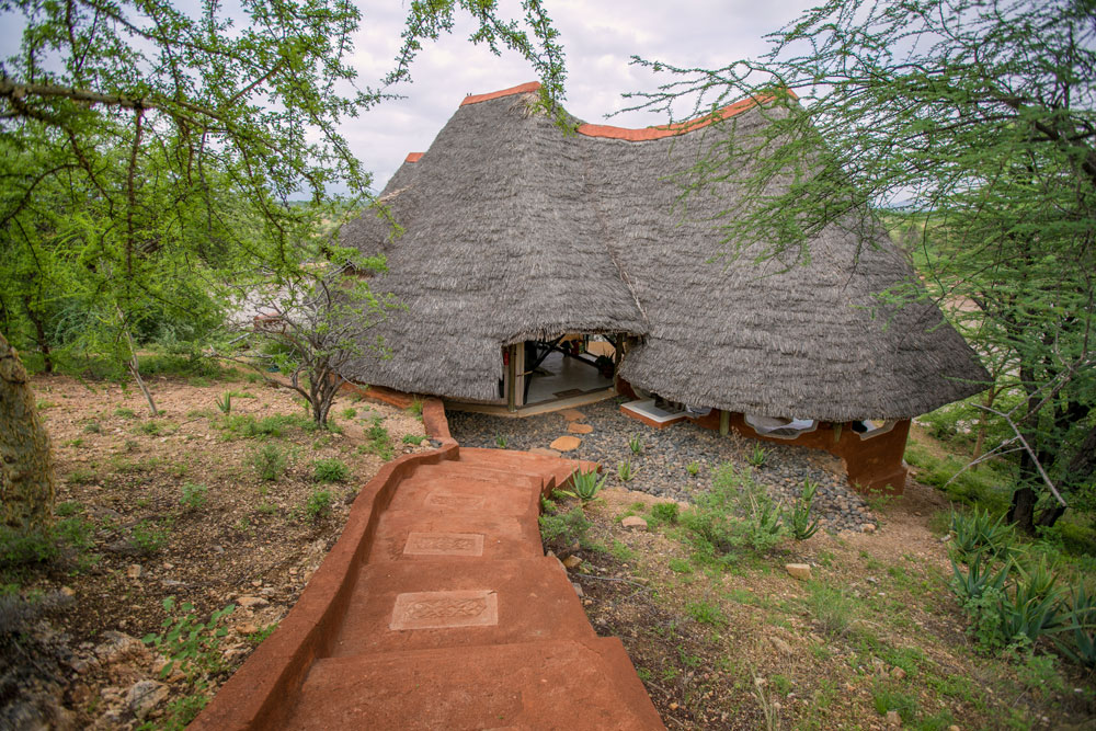Tent exterior at Sasaab, luxury Samburu Kenya safari / Courtesy of The Safari Collection