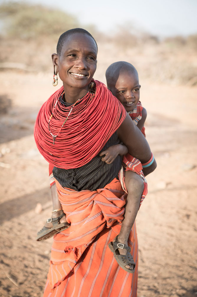 Samburu woman at Sasaab, luxury Samburu Kenya safari / Courtesy of The Safari Collection
