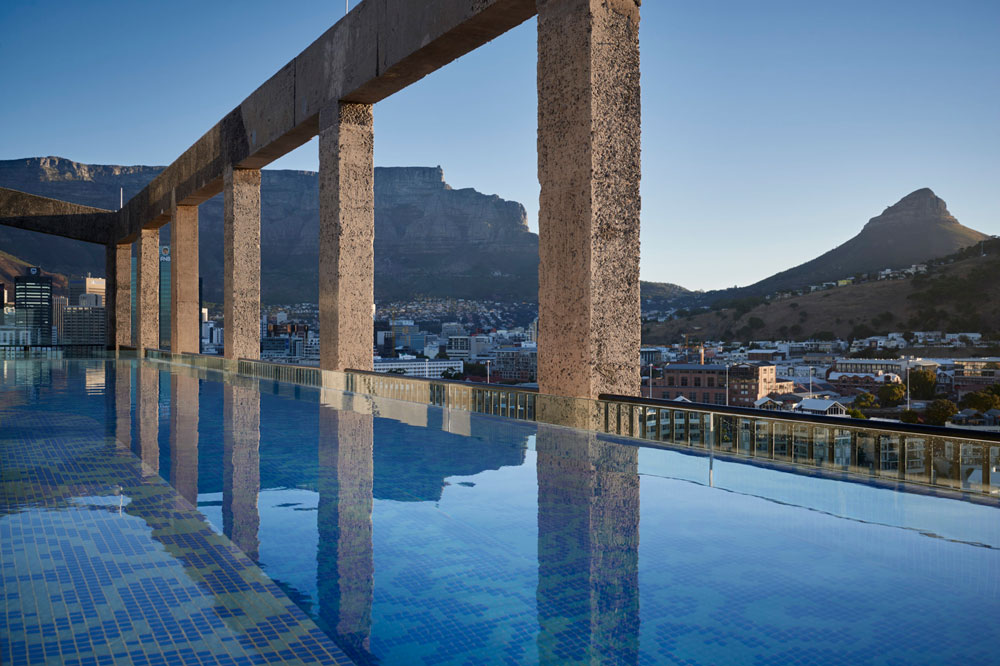 The Silo Hotel pool, luxury South African safari / Courtesy of The Royal Portfolio