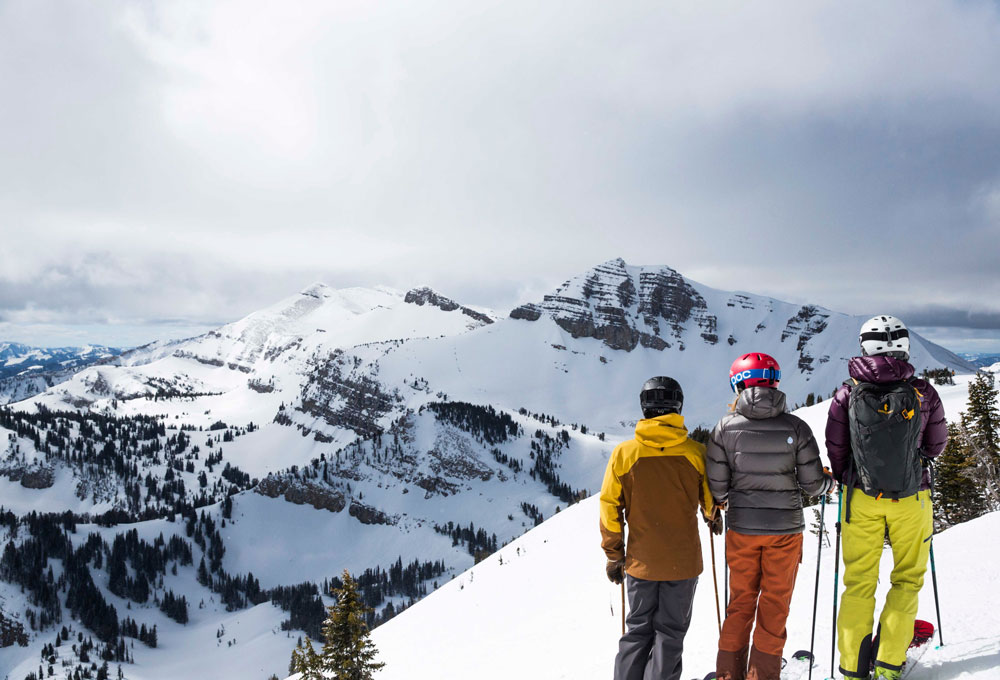 Skiing excursion / Courtesy of Aman Luxury nature lodge in Wyoming United States
