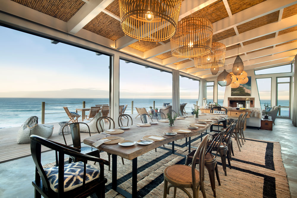 Dining at Lekkerwater Beach Lodge, luxury South Africa beach safari / Courtesy of Natural Selection Travel