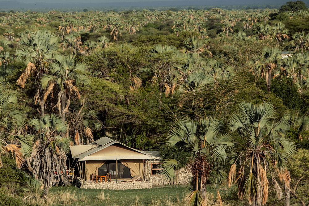 Tented suite at Chem Chem Lodge / Courtesy of Chem Chem Safaris luxury Tanzania safari