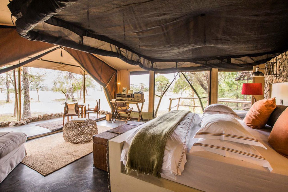 Bedroom at Chem Chem Lodge / Courtesy of Chem Chem Safaris luxury Tanzania safari