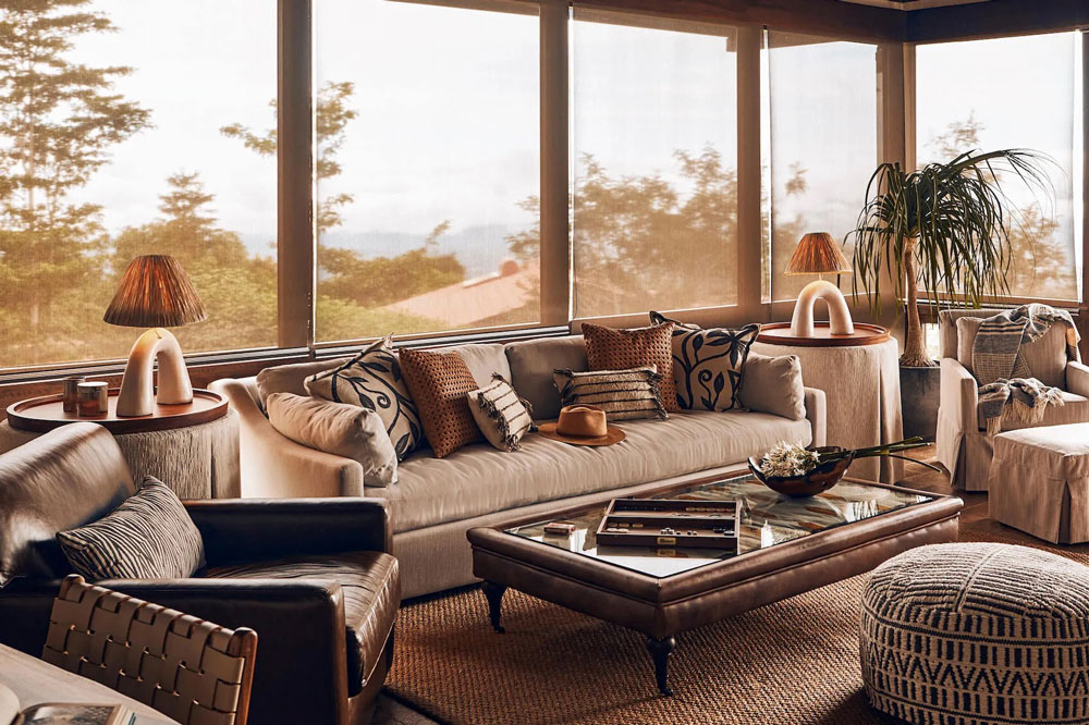 Casita living area at Hacienda Alta Gracia / Courtesy of Auberge Resorts Costa Rica luxury ecolodge