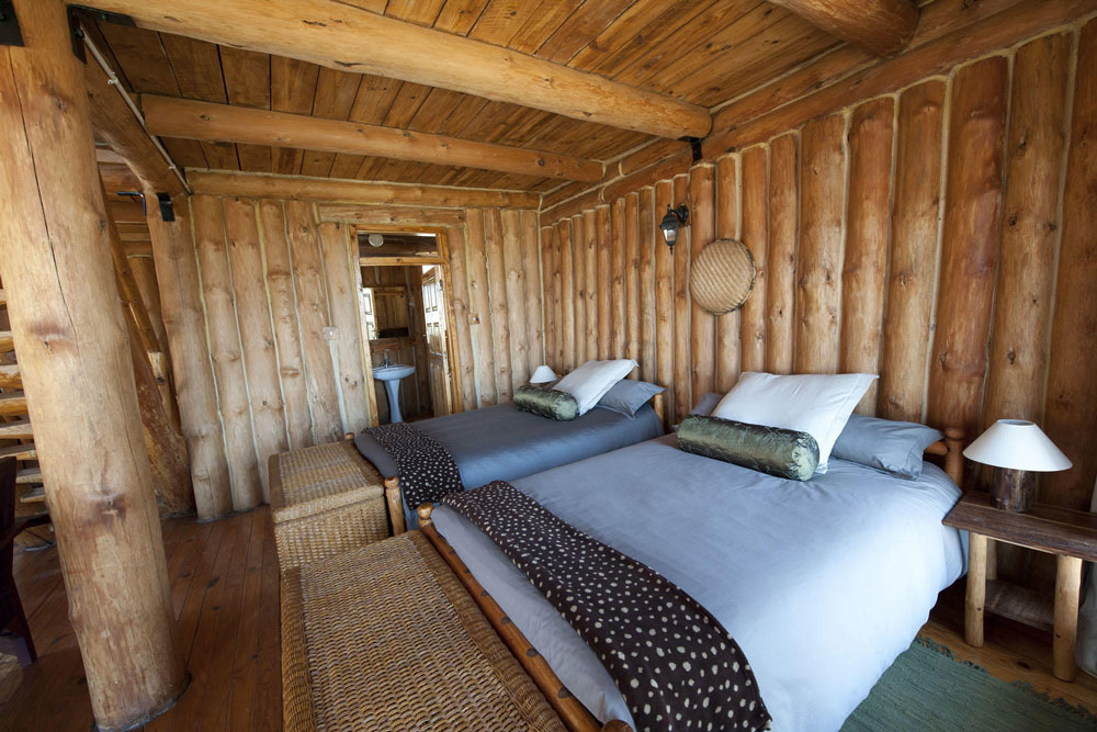Bedroom at Chelinda Lodge / Courtesy of Central African Wilderness Safaris luxury Malawi safari