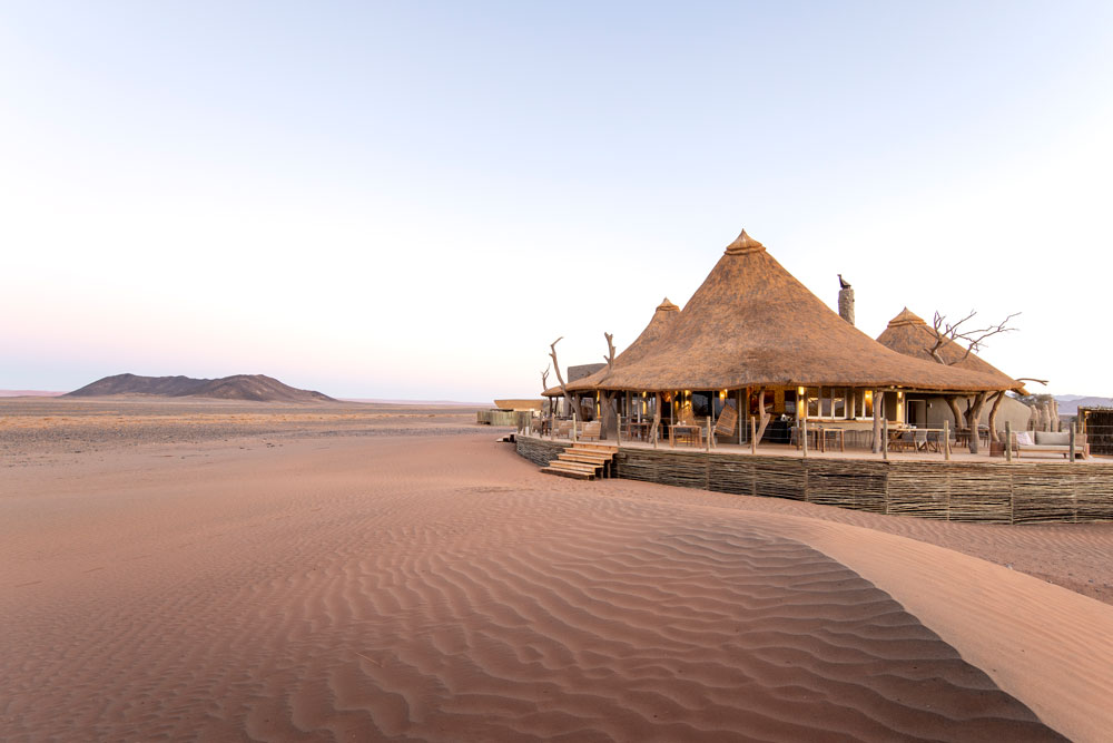 Lodge at Little Kulala / Courtesy of Wilderness Safaris luxury Namibia safari