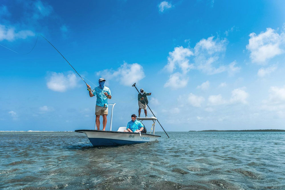 Fishing at Turneffe Island Resort / Courtesy of Terneffe Island Resort luxury Belize beach resort