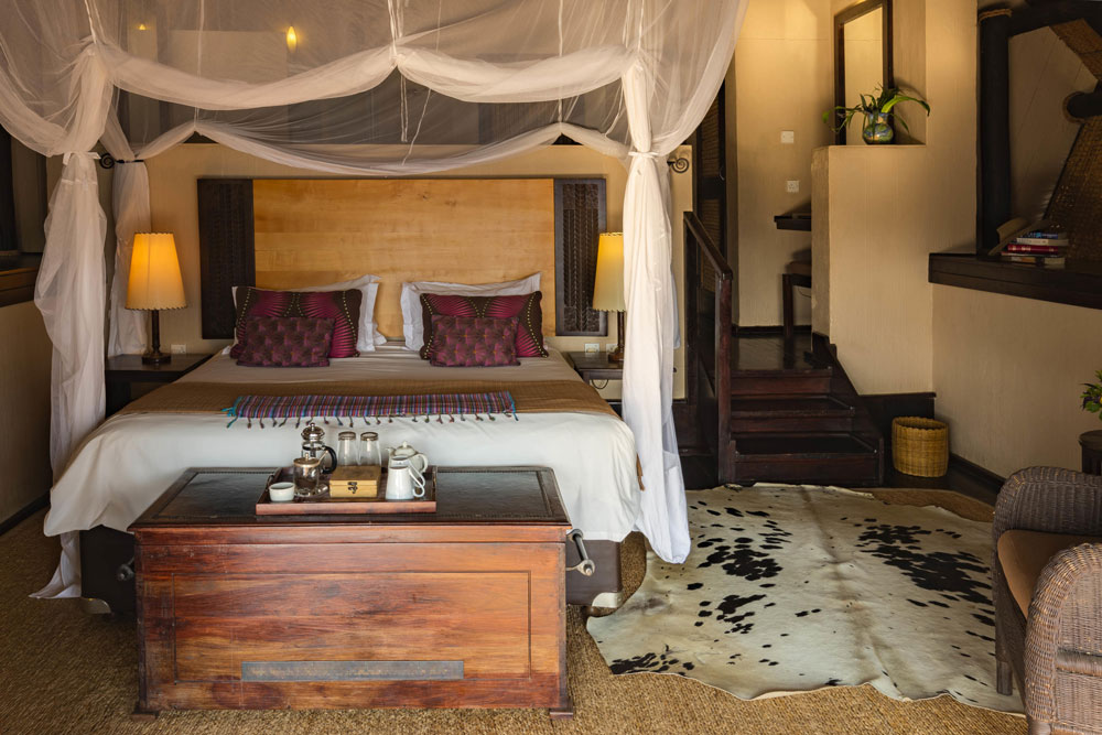 Bedroom at Chilo Gorge Lodge / Courtesy of Chili Gorge Lodge luxury Zimbabwe safari