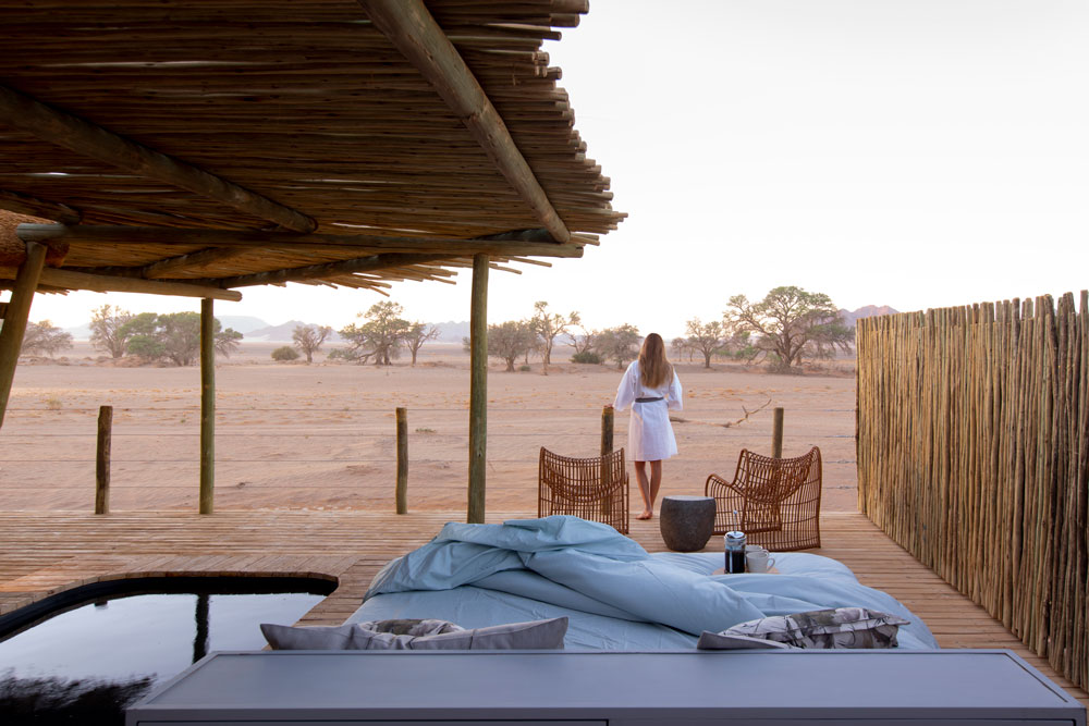 Suite at Little Kulala / Courtesy of Wilderness Safaris luxury Namibia safari
