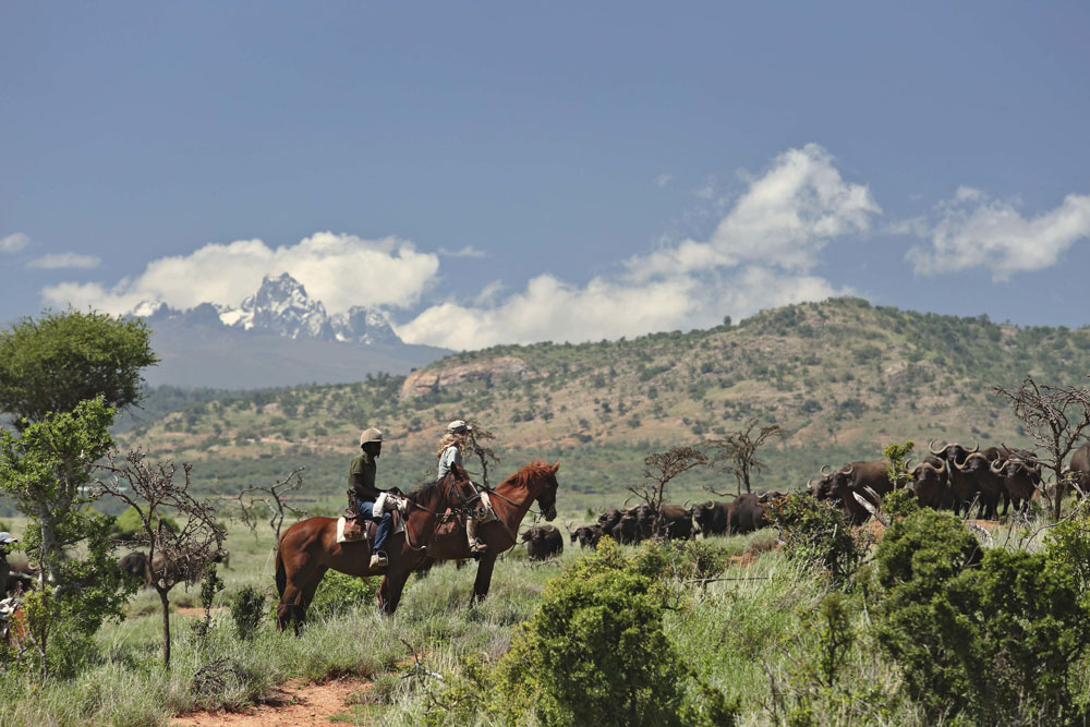 Horseback riding at Borana Lodge / Courtesy of Borana Lodge luxury Kenya safari