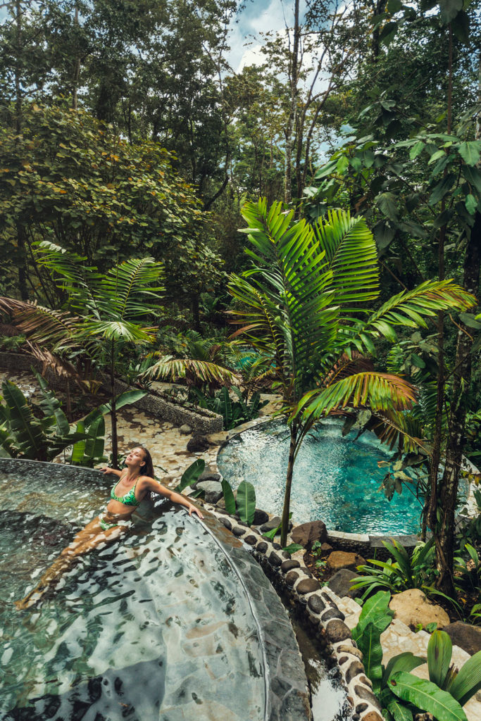 Hot springs pool at Nayara Tented Camp / Courtesy of Nayara Costa Rica luxury ecolodge