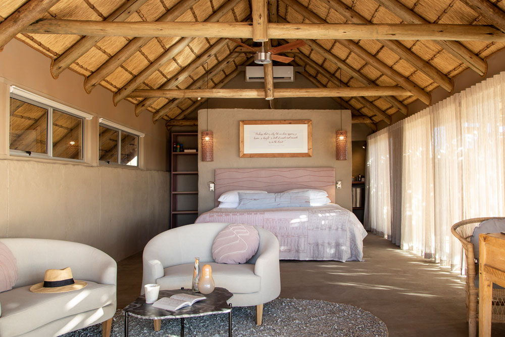 Suite at Little Kulala / Courtesy of Wilderness Safaris luxury Namibia safari
