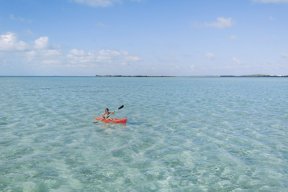 Kayaking at Cayo Espanto / Courtesy of Cayo Espanto luxury Belize private island