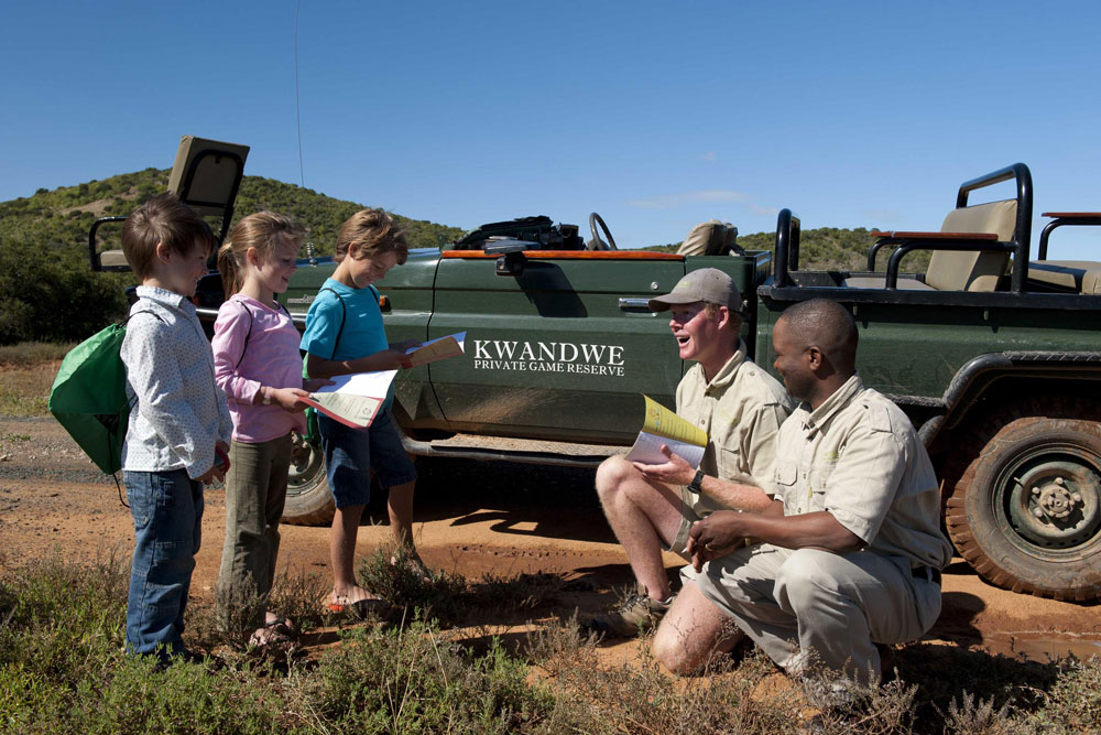 Family activities at Kwandwe Ecca Lodge / Courtesy of Kwandwe luxury South Africa safari