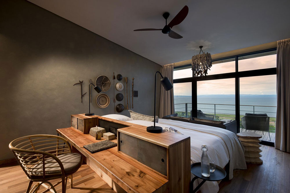 Lake view suite at Bumi Hills Safari Lodge / Courtesy of African Bush Camps luxury Zimbabwe safari