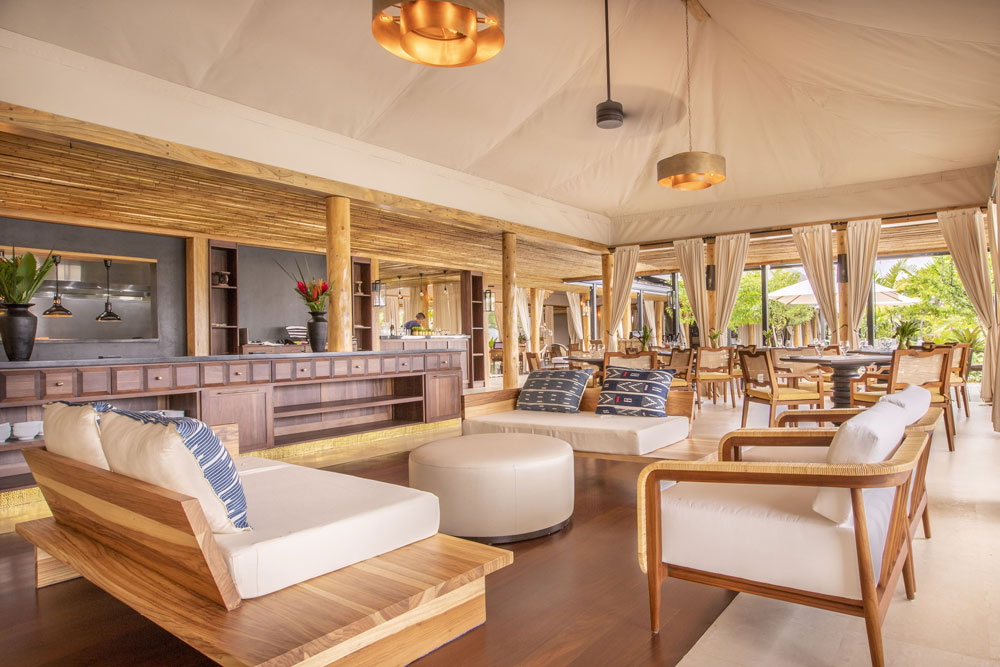 Lounge at Nayara Tented Camp / Courtesy of Nayara Costa Rica luxury ecolodge