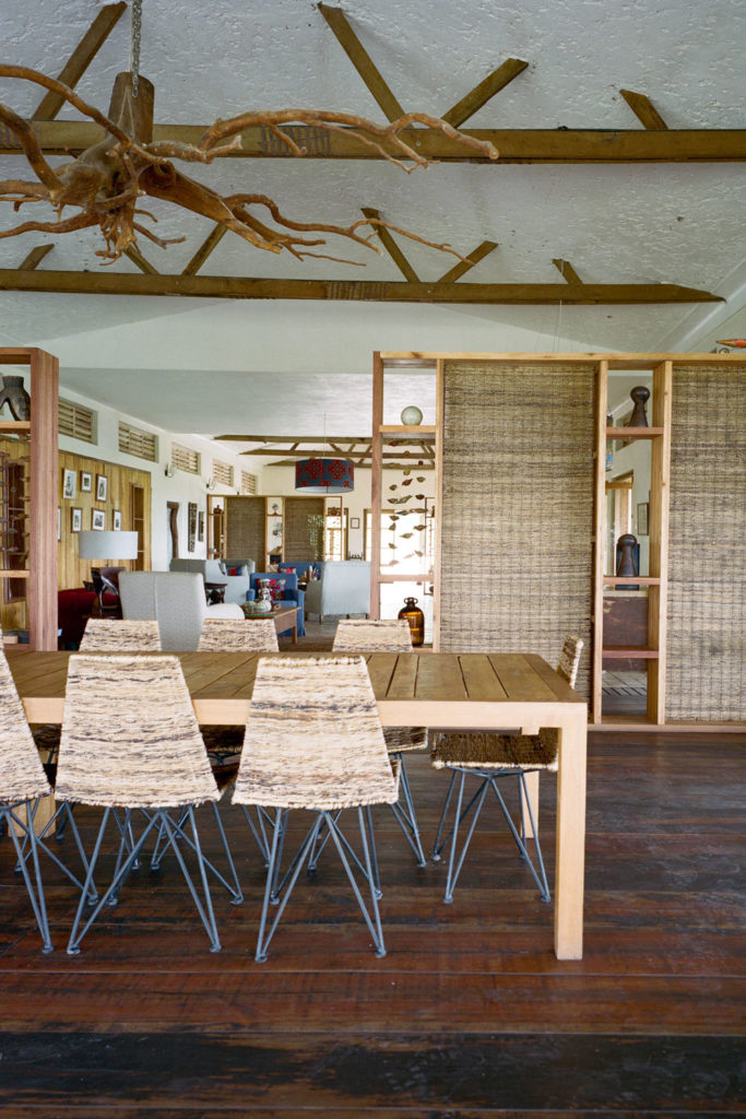Lounge at Kyambura Gorge Lodge / Courtesy of Volcanoes Safaris luxury Uganda safari