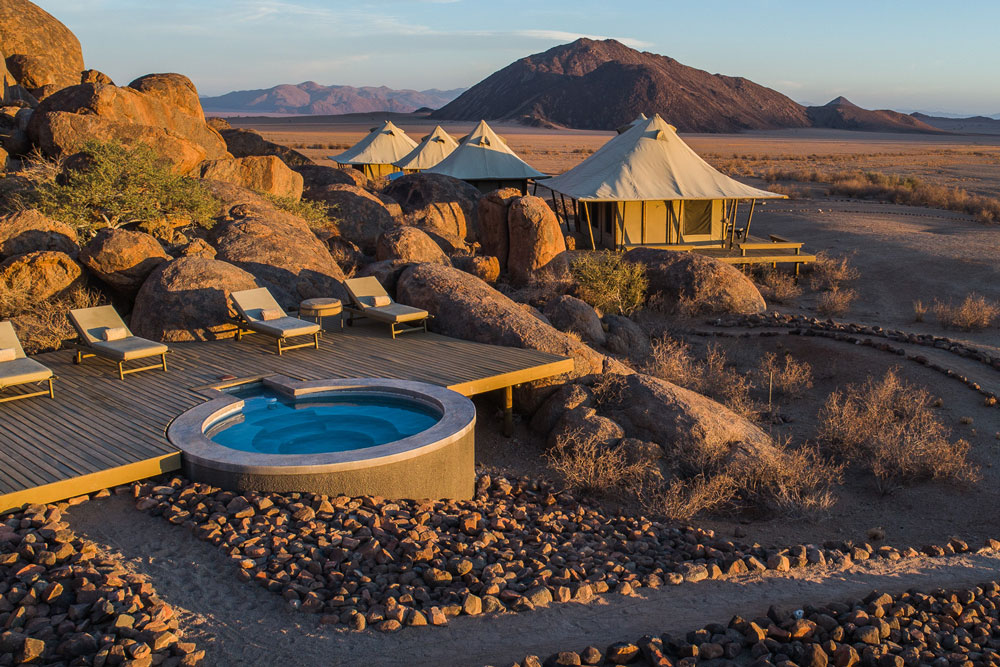 Pool at Wolwedans Boulders Camp / Courtesy of Wolwedans luxury Namibia safari