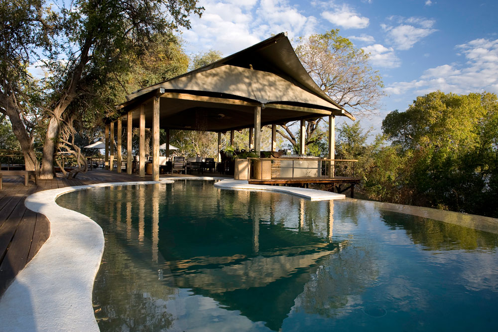 Pool at Toka Leya / Dana Allen / Courtesy of Wilderness Safaris luxury Zambia safari