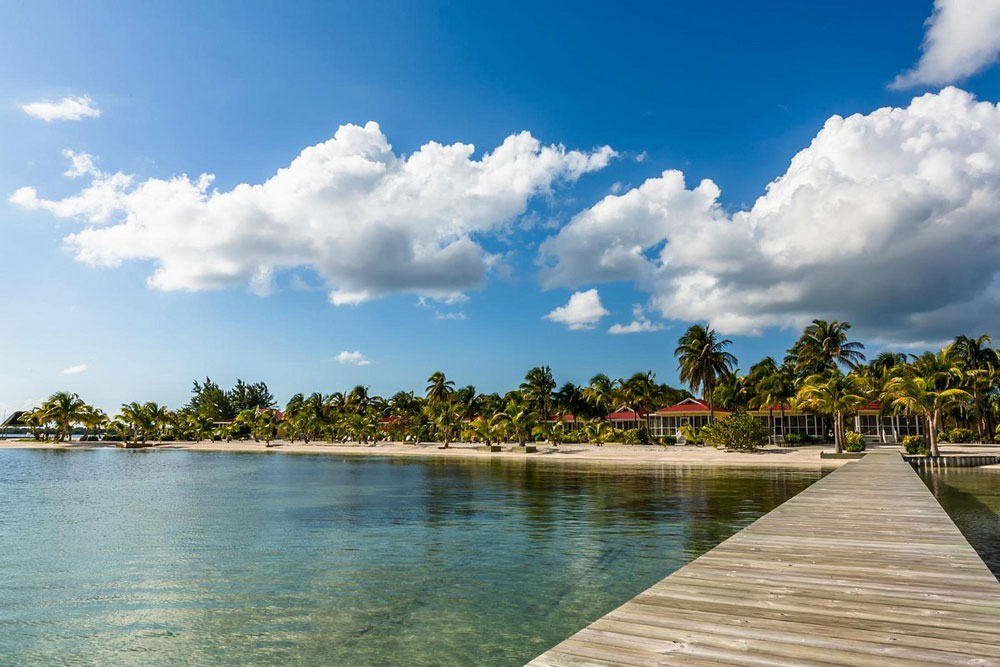 Beach at Turneffe Island Resort / Courtesy of Terneffe Island Resort luxury Belize beach resort