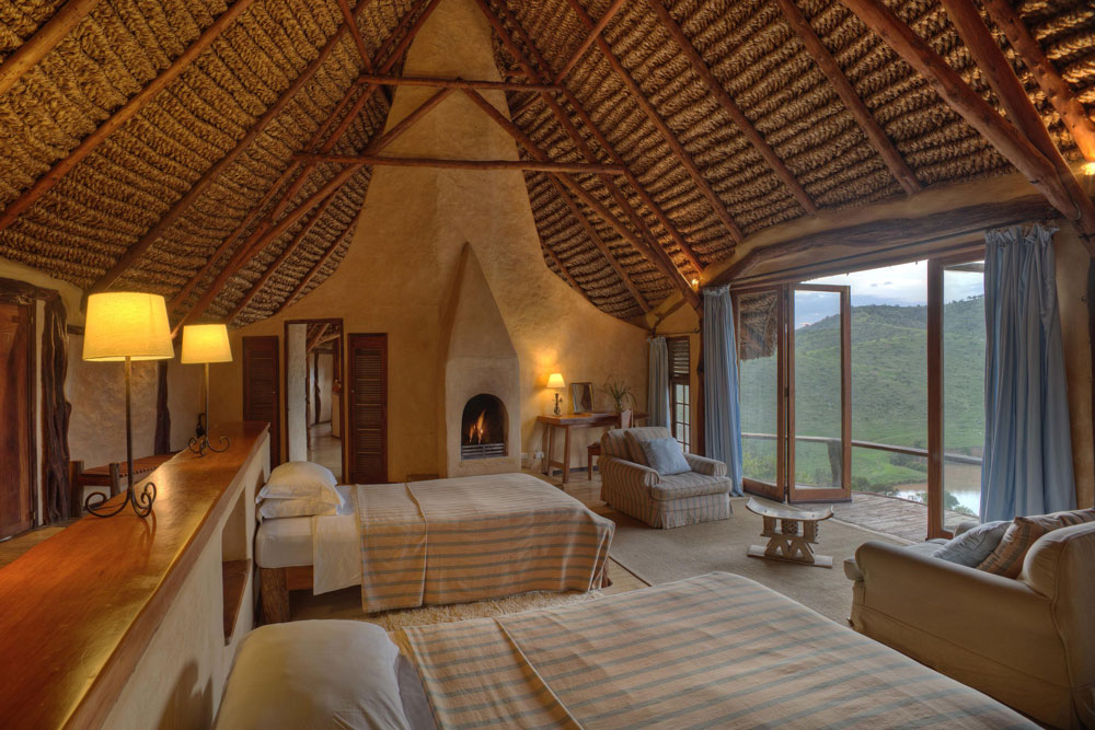 Bedroom at Borana Lodge / Courtesy of Borana Lodge luxury Kenya safari