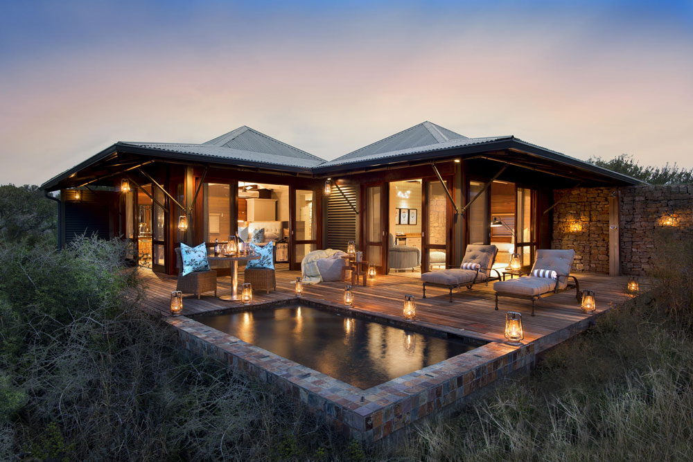 Suite at Kwandwe Ecca Lodge / Courtesy of Kwandwe luxury South Africa safari