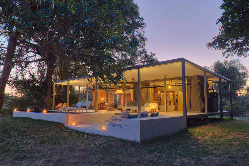 Suite at Chinzombo / Courtesy of Time + Tide luxury Zambia safari