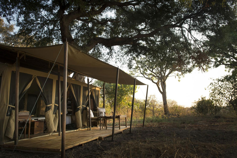 Tent at Chada Katavi / Courtesy of Nomad Tanzania luxury safari