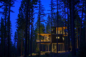 Tree Haus at The Green O / Courtesy of Paws Up luxury Montana nature resort