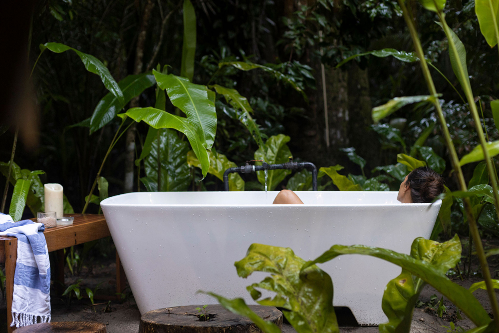 Bath at Isla Palenque / Courtesy of Isla Palenque luxury Panama beach resort