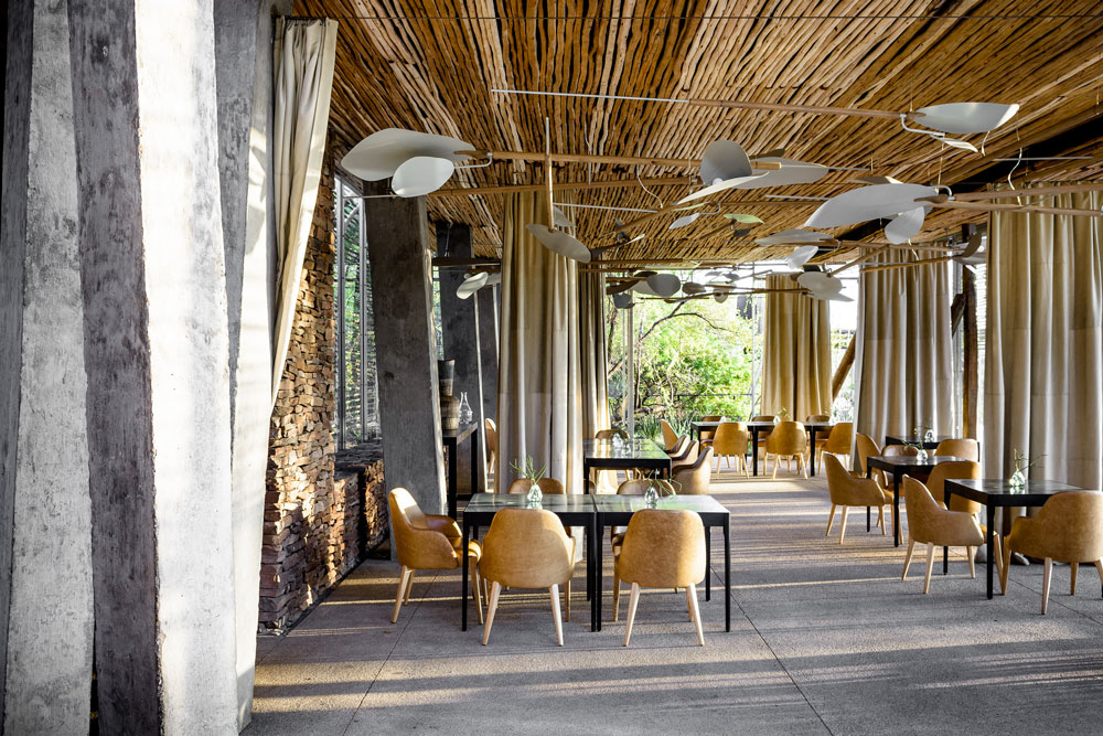 Dining room at Singita Lebombo / Courtesy of Singita luxury South Africa safari
