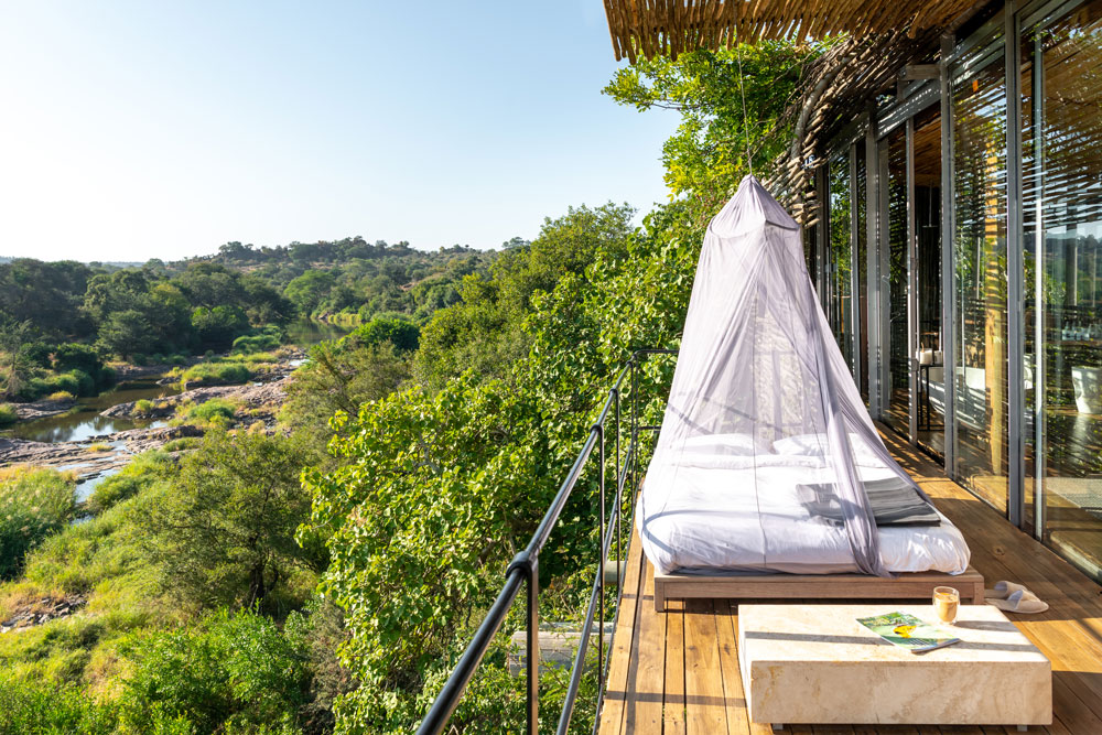 Sleep out deck at Singita Lebombo / Courtesy of Singita luxury South Africa safari