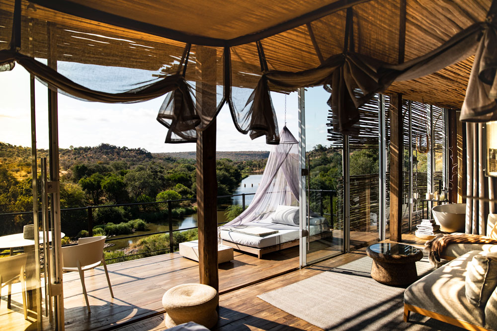 Suite view at Singita Lebombo / Courtesy of Singita luxury South Africa safari