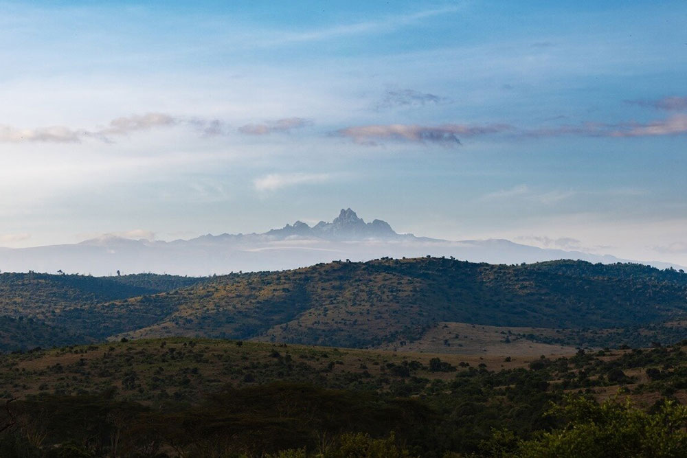 A view of Mount Kenya from Borana Lodge / Courtesy of Borana Lodge